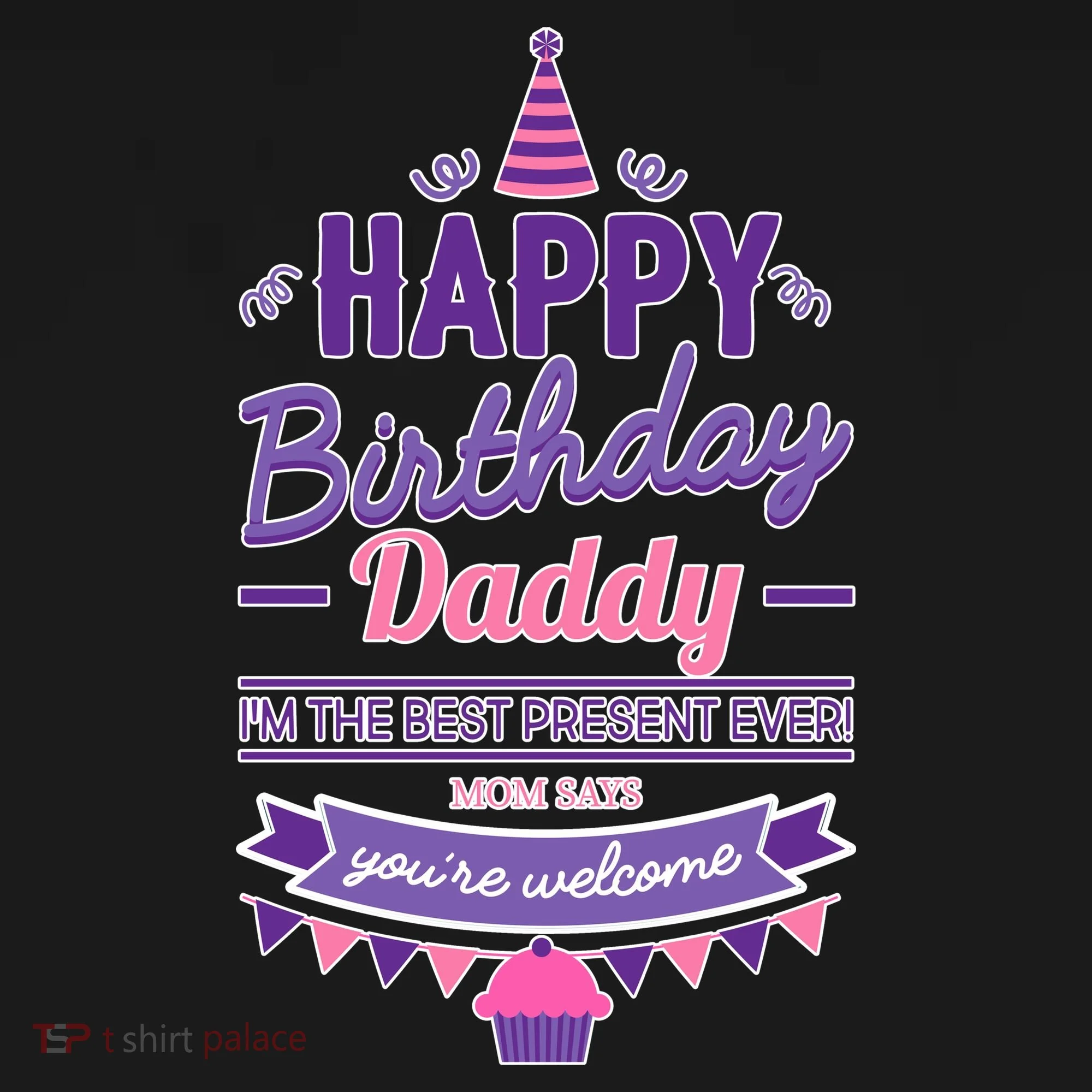 Happy Birthday Daddy Daughter  Baby Bodysuit
