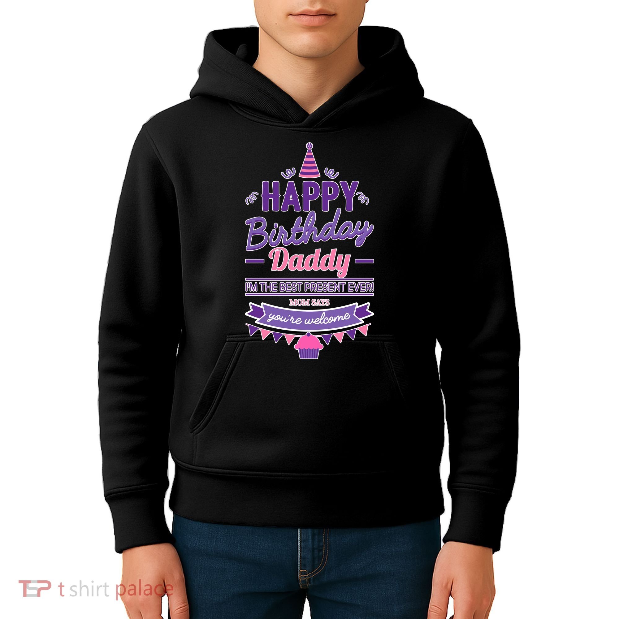 Happy Birthday Daddy Daughter  Kids Hoodie