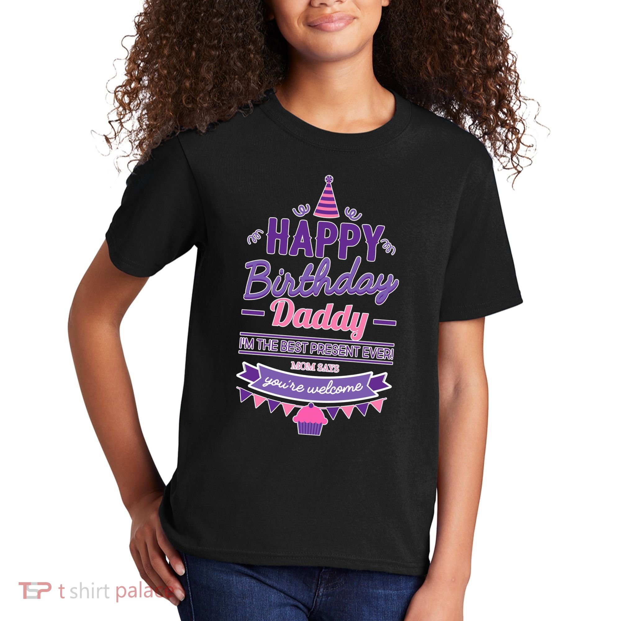 Happy Birthday Daddy Daughter  Kids T-Shirt