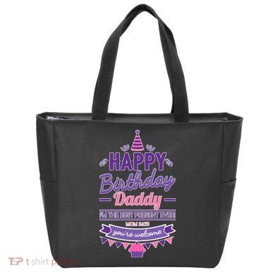 Happy Birthday Daddy Daughter  Tote Bag