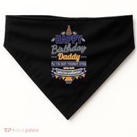 Happy Birthday Daddy Son USA-Made Doggie Bandana thumb 0
