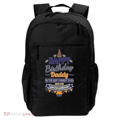 Happy Birthday Daddy Son Backpack