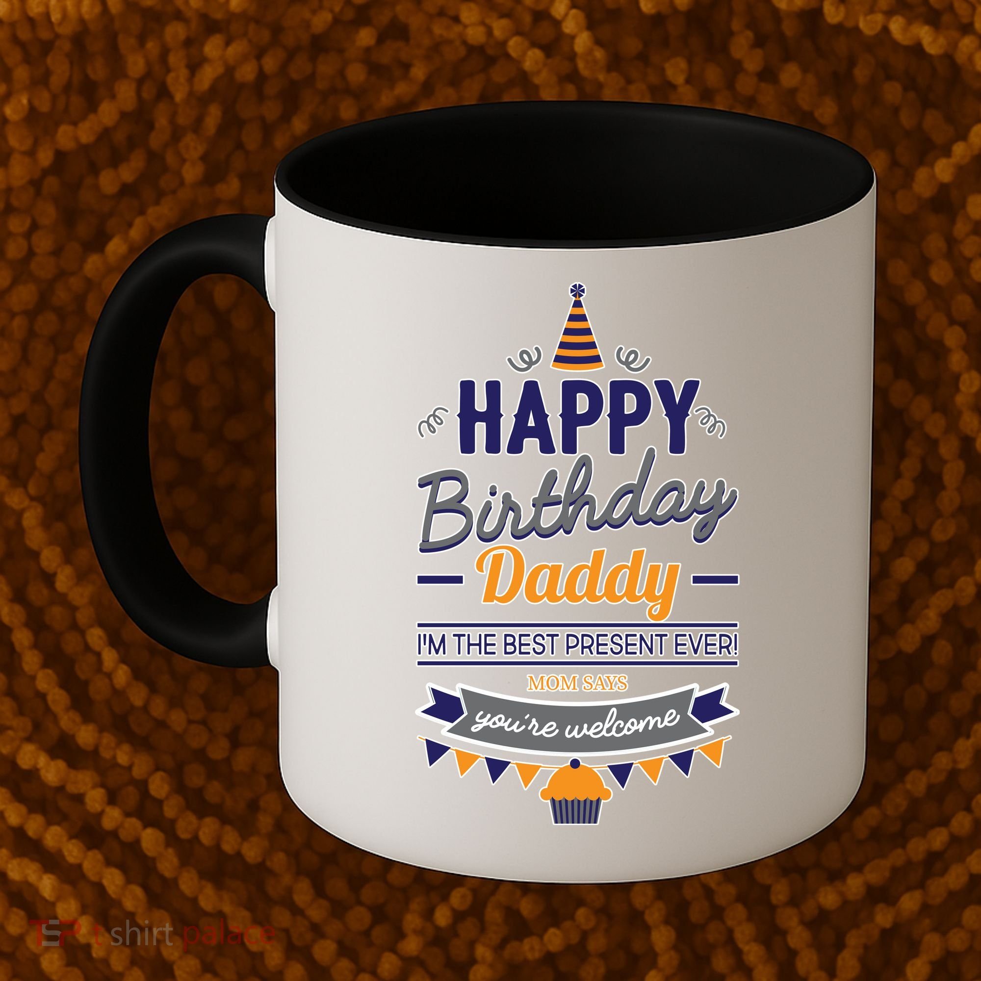 Happy Birthday Daddy Son Coffee Mug