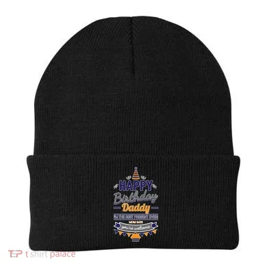 Happy Birthday Daddy Son Beanie