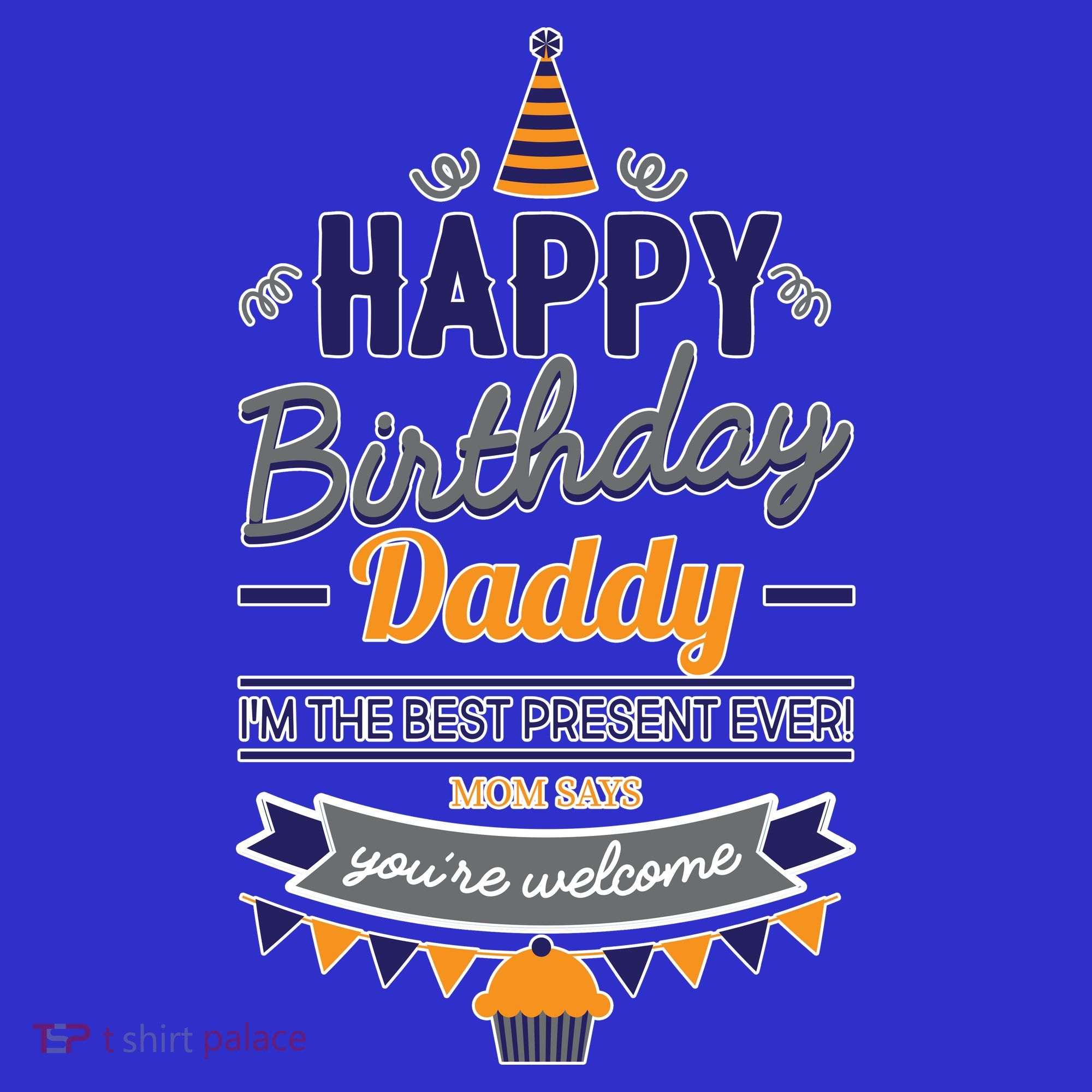 Happy Birthday Daddy Son Apron