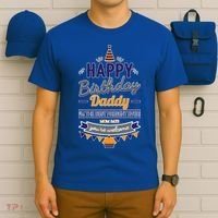 Happy Birthday Daddy Son T-Shirt thumb 6