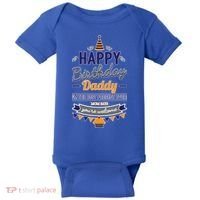 Happy Birthday Daddy Son Baby Bodysuit thumb 0