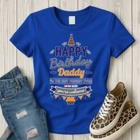 Happy Birthday Daddy Son Women's T-Shirt thumb 3