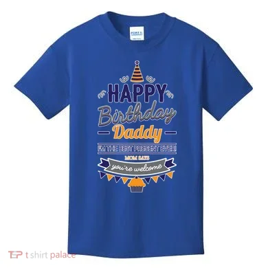 Happy Birthday Daddy Son Kids T-Shirt