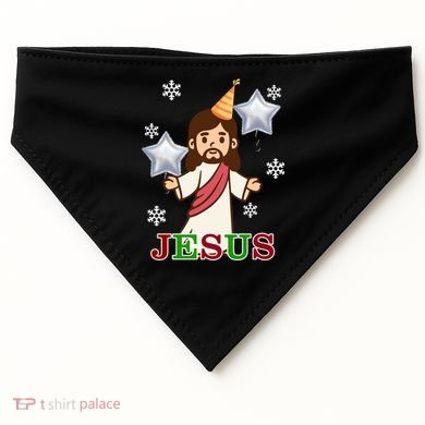 Happy Birthday Jesus USA-Made Doggie Bandana