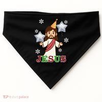 Happy Birthday Jesus USA-Made Doggie Bandana thumb 0