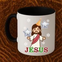 Happy Birthday Jesus Coffee Mug thumb 2