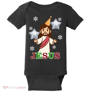 Happy Birthday Jesus Baby Bodysuit