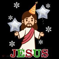 Happy Birthday Jesus Baby Bodysuit thumb 2
