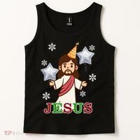 Happy Birthday Jesus Tank Top thumb 2