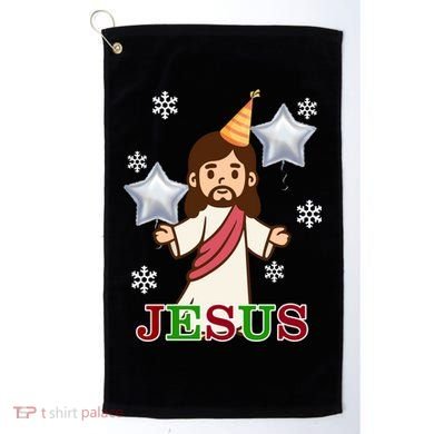 Happy Birthday Jesus Golf Towel