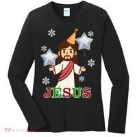 Happy Birthday Jesus Women's Long Sleeve Shirt thumb 0