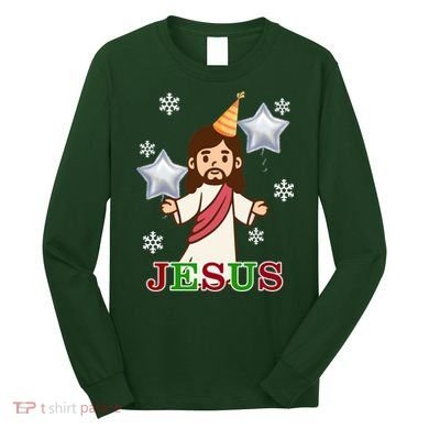 Happy Birthday Jesus Long Sleeve Shirt