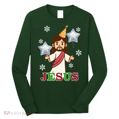 Happy Birthday Jesus Long Sleeve Shirt