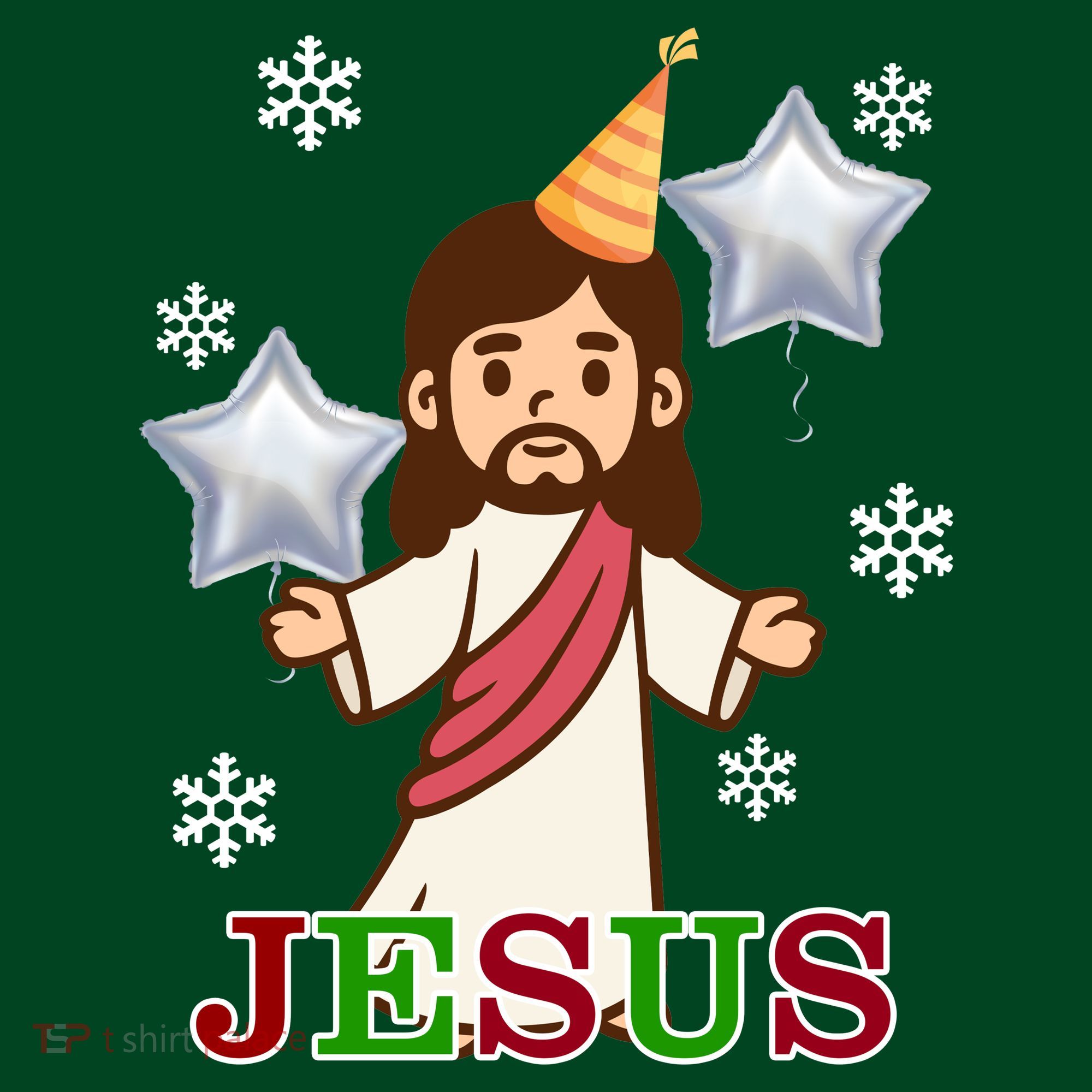 Happy Birthday Jesus Button