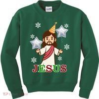 Happy Birthday Jesus Kids Sweatshirt thumb 0