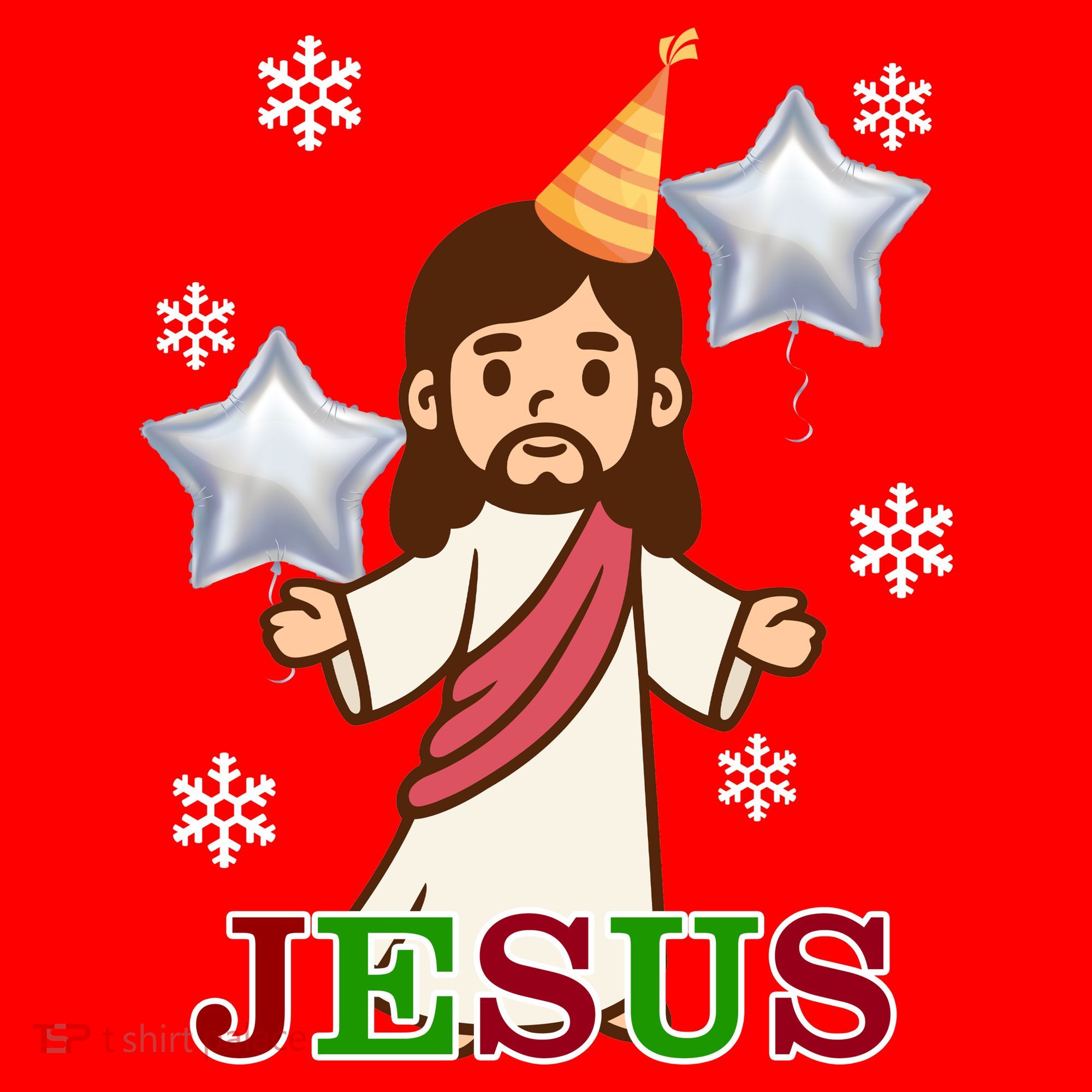 Happy Birthday Jesus Santa Hat
