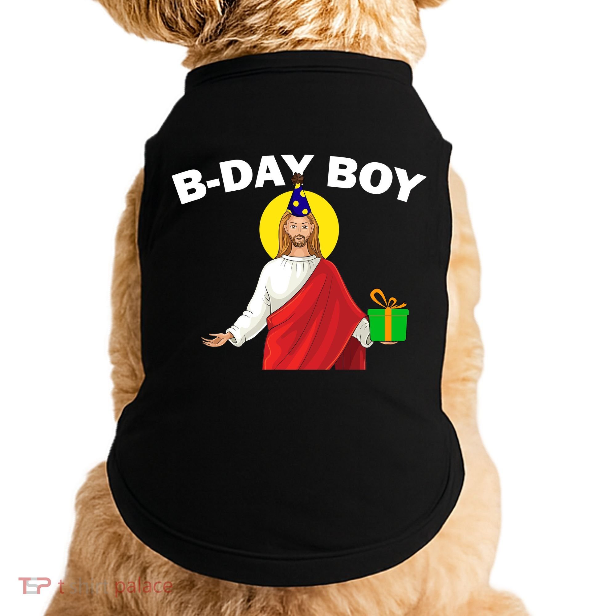 Happy Birthday Jesus! B-Day Boy Doggie Tank