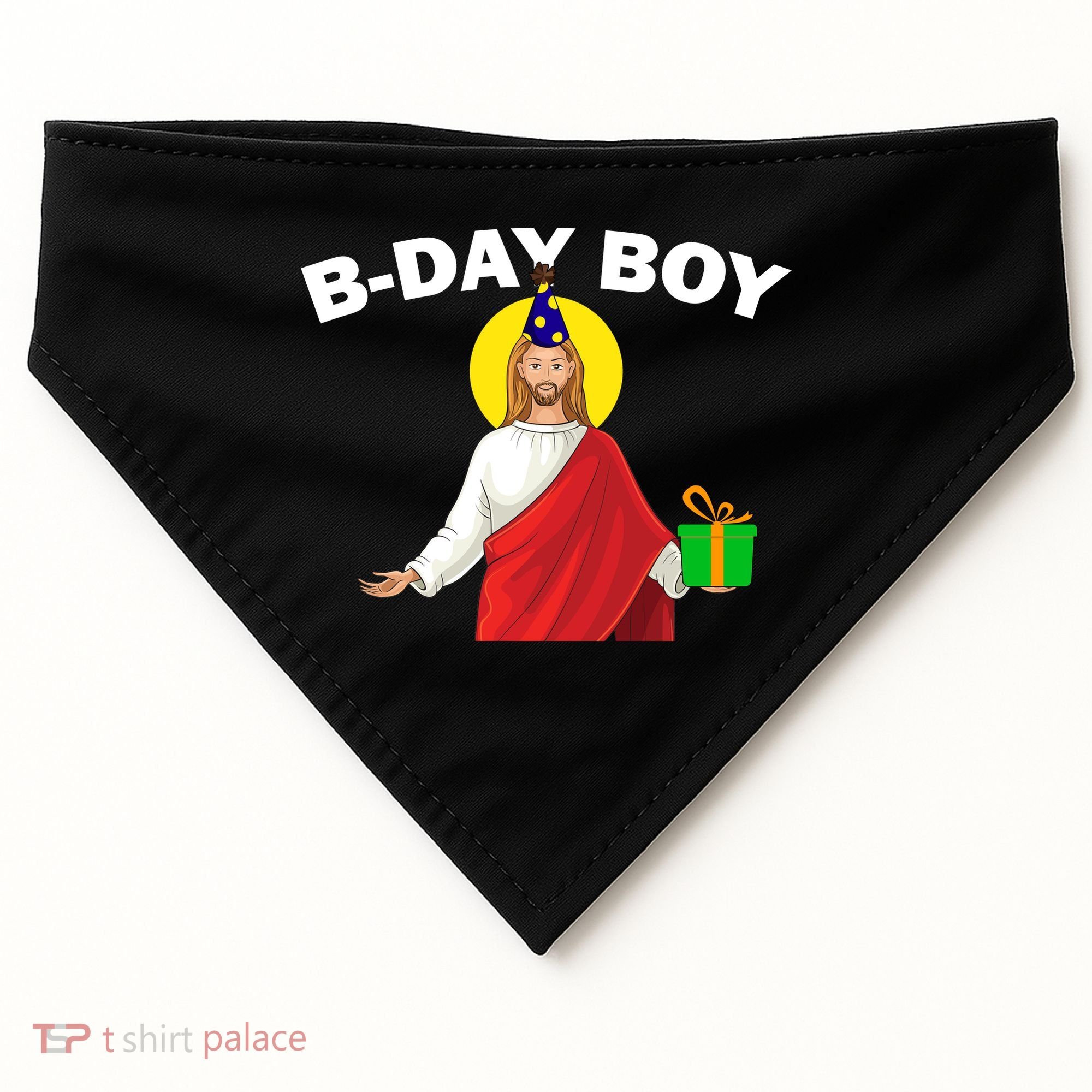Happy Birthday Jesus! B-Day Boy USA-Made Doggie Bandana