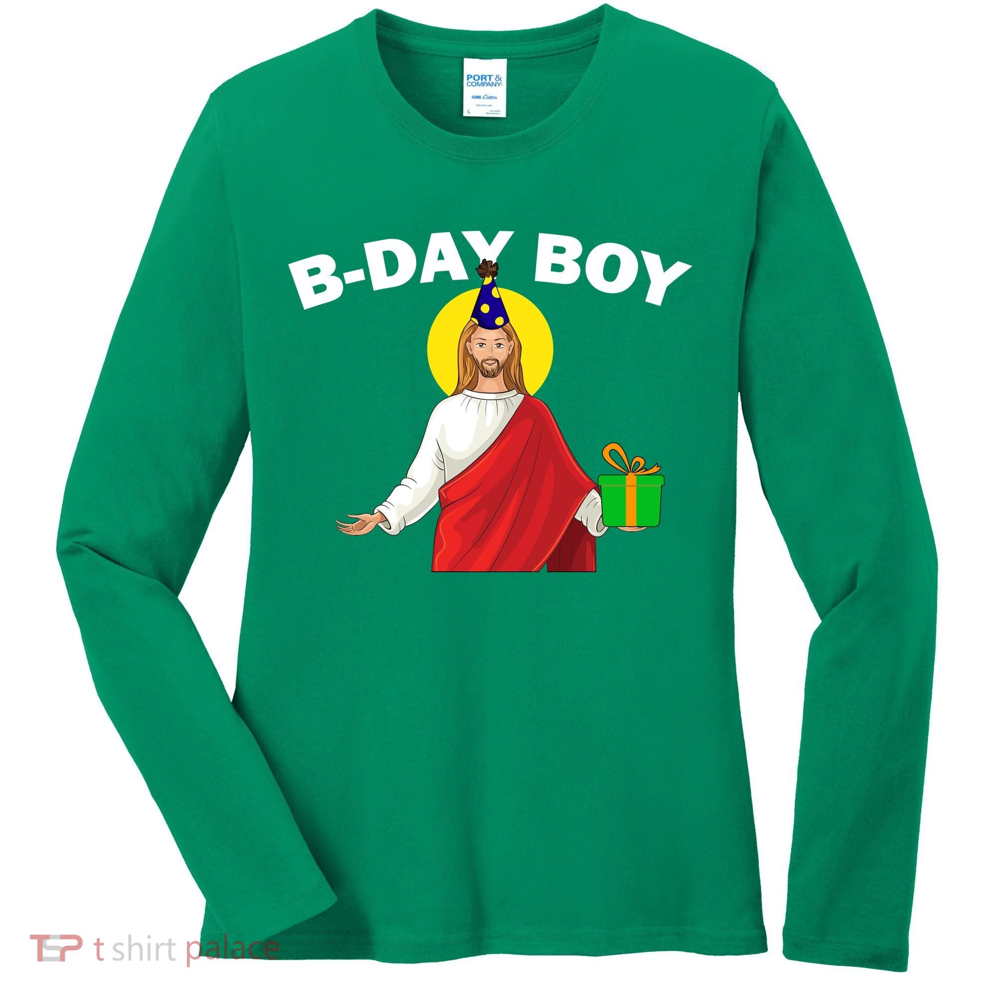 Happy Birthday Jesus! B-Day Boy Women's Long Sleeve Shirt