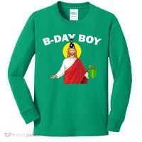 Happy Birthday Jesus! B-Day Boy Kids Long Sleeve Shirt thumb 0