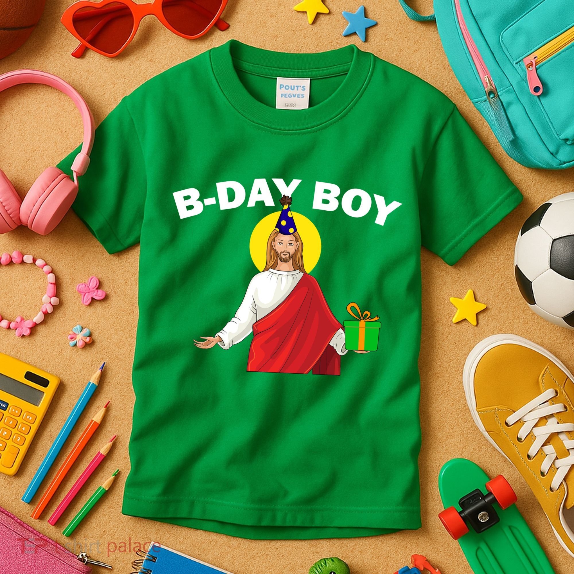 Happy Birthday Jesus! B-Day Boy Kids T-Shirt
