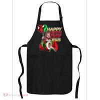 Happy Birthday Jesus Funny Christmas Birthday Boy Apron thumb 0