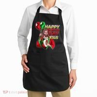 Happy Birthday Jesus Funny Christmas Birthday Boy Apron thumb 2