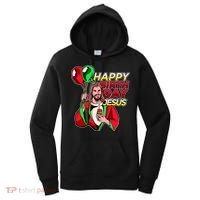 Happy Birthday Jesus Funny Christmas Birthday Boy Women's Hoodie thumb 0