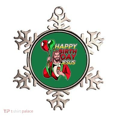 Happy Birthday Jesus Funny Christmas Birthday Boy Ornament