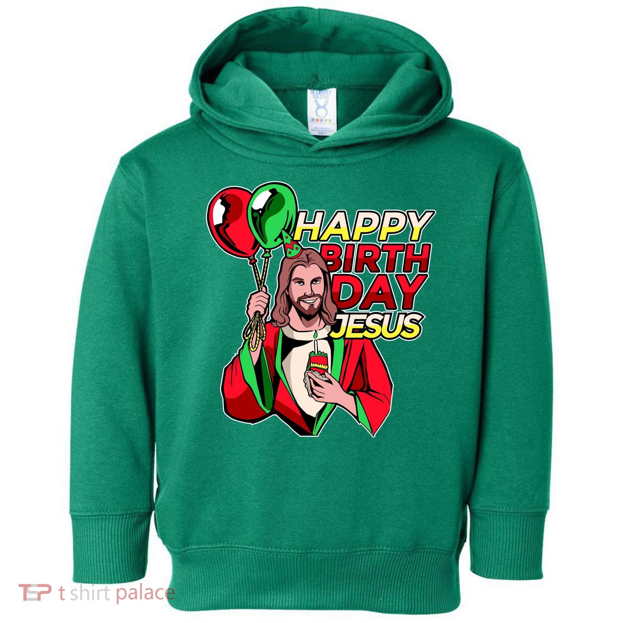 Happy Birthday Jesus Funny Christmas Birthday Boy Toddler Hoodie