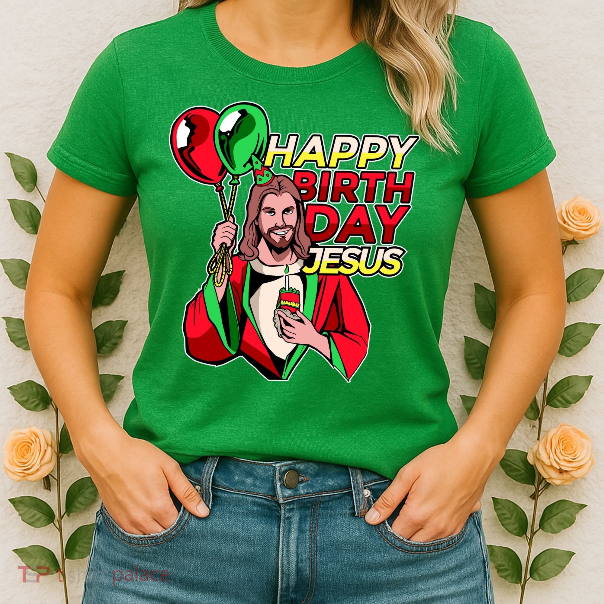 Happy Birthday Jesus Funny Christmas Birthday Boy Women's T-Shirt