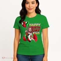 Happy Birthday Jesus Funny Christmas Birthday Boy Women's T-Shirt thumb 4