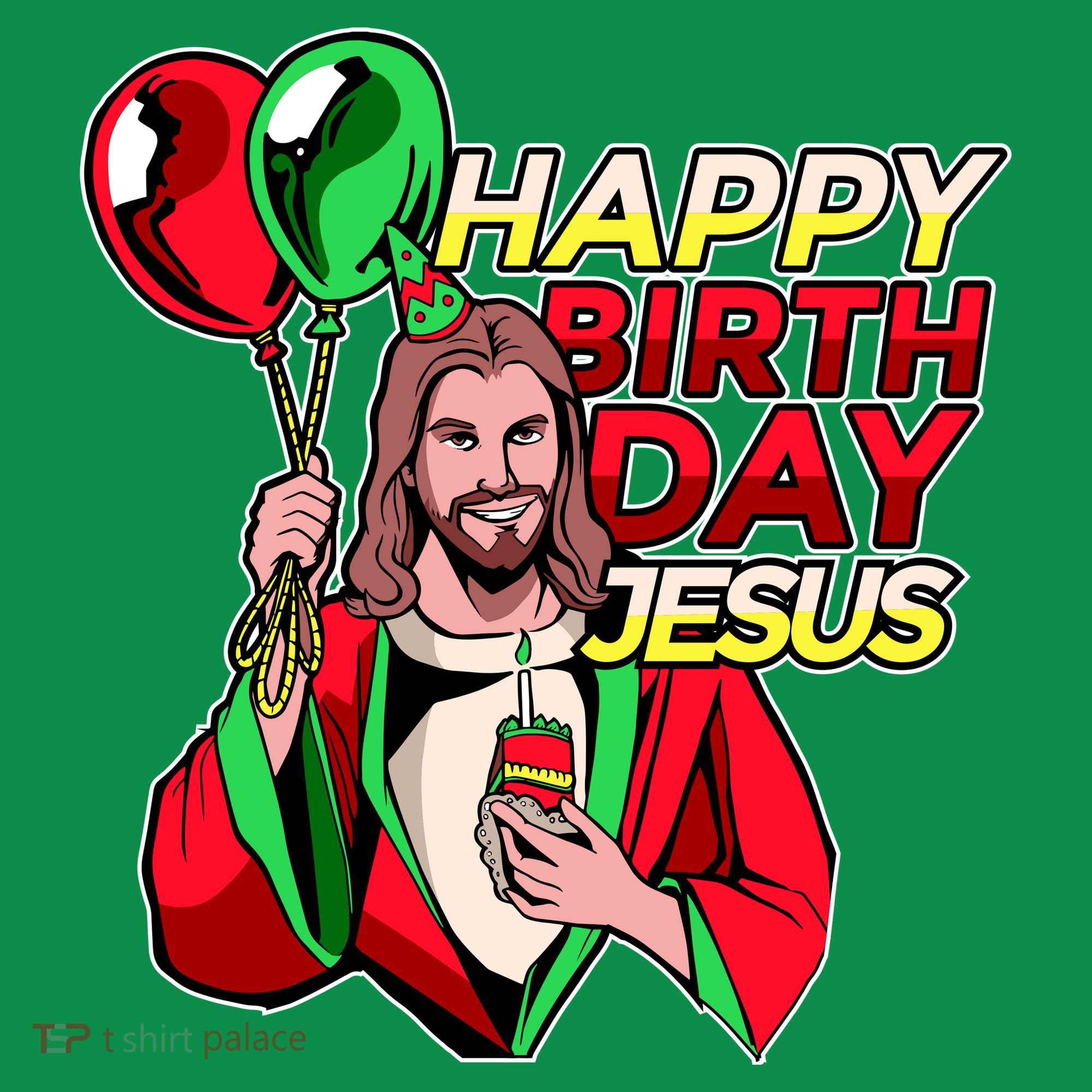 Happy Birthday Jesus Funny Christmas Birthday Boy Women's T-Shirt