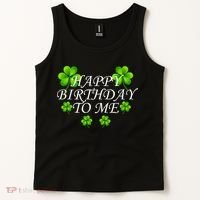Happy Birthday To Me St. Patrick's Day Tank Top thumb 2