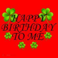 Happy Birthday To Me St. Patrick's Day Santa Hat thumb 1