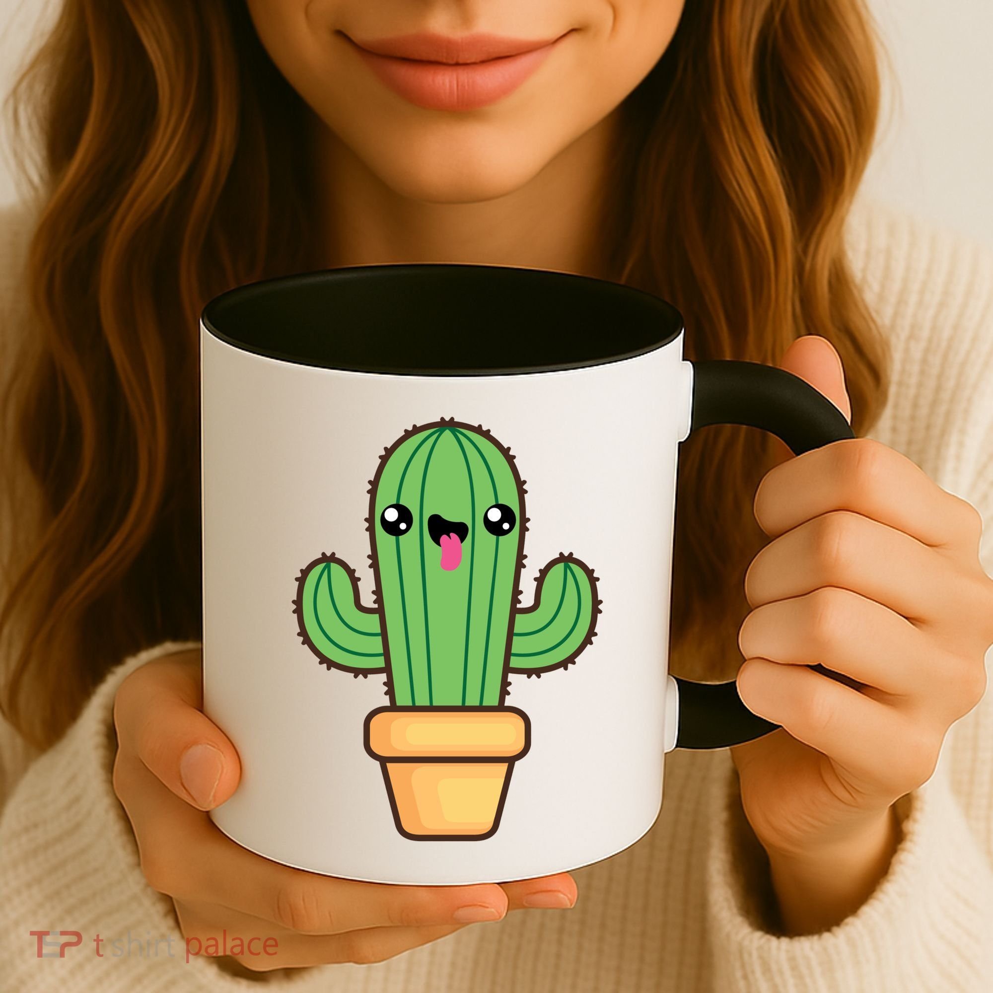 Happy Cactus Coffee Mug