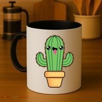 Happy Cactus Coffee Mug thumb 4