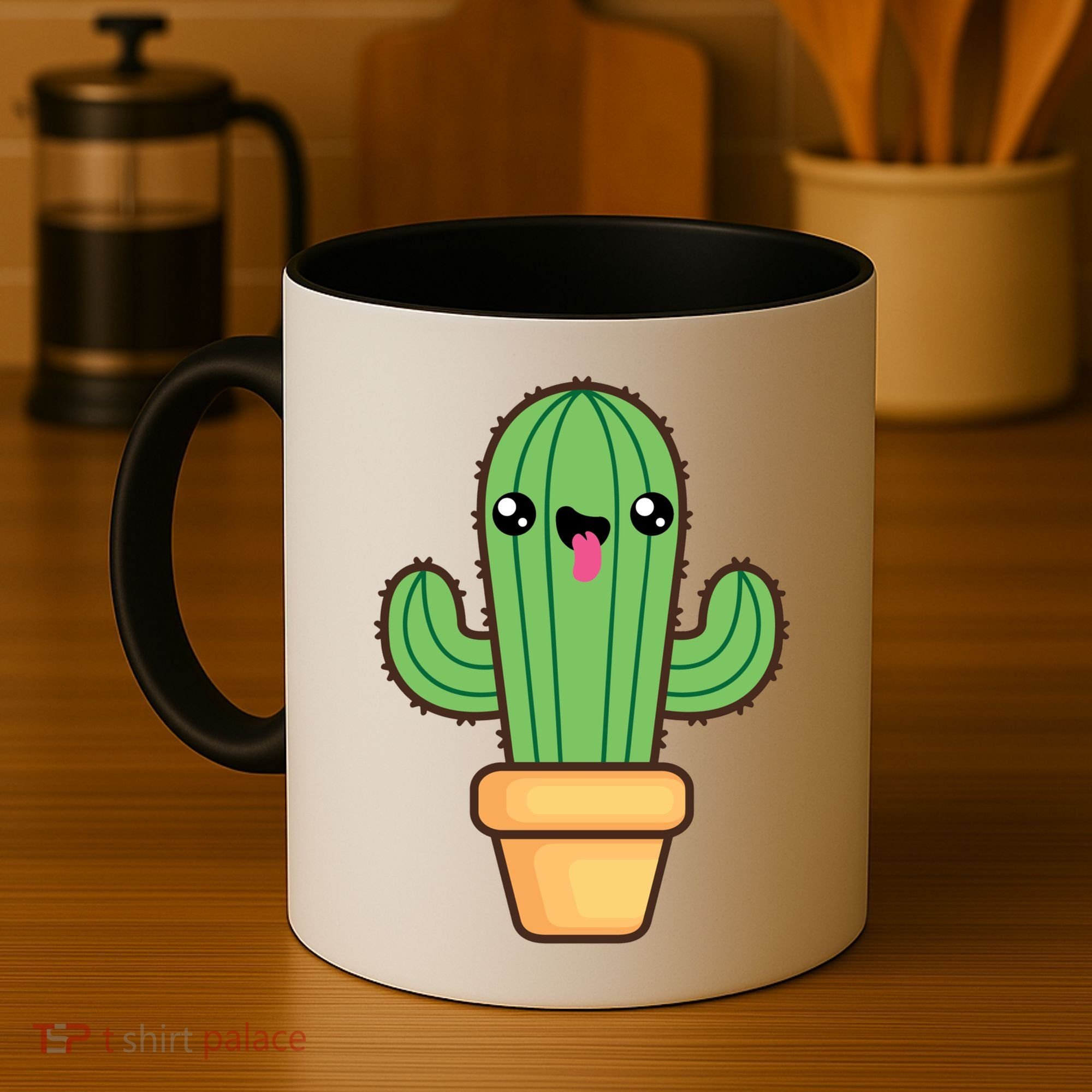 Happy Cactus Coffee Mug