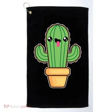 Happy Cactus Golf Towel