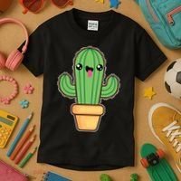 Happy Cactus Kids T-Shirt thumb 3