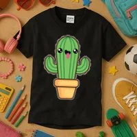 Happy Cactus Kids T-Shirt thumb 3