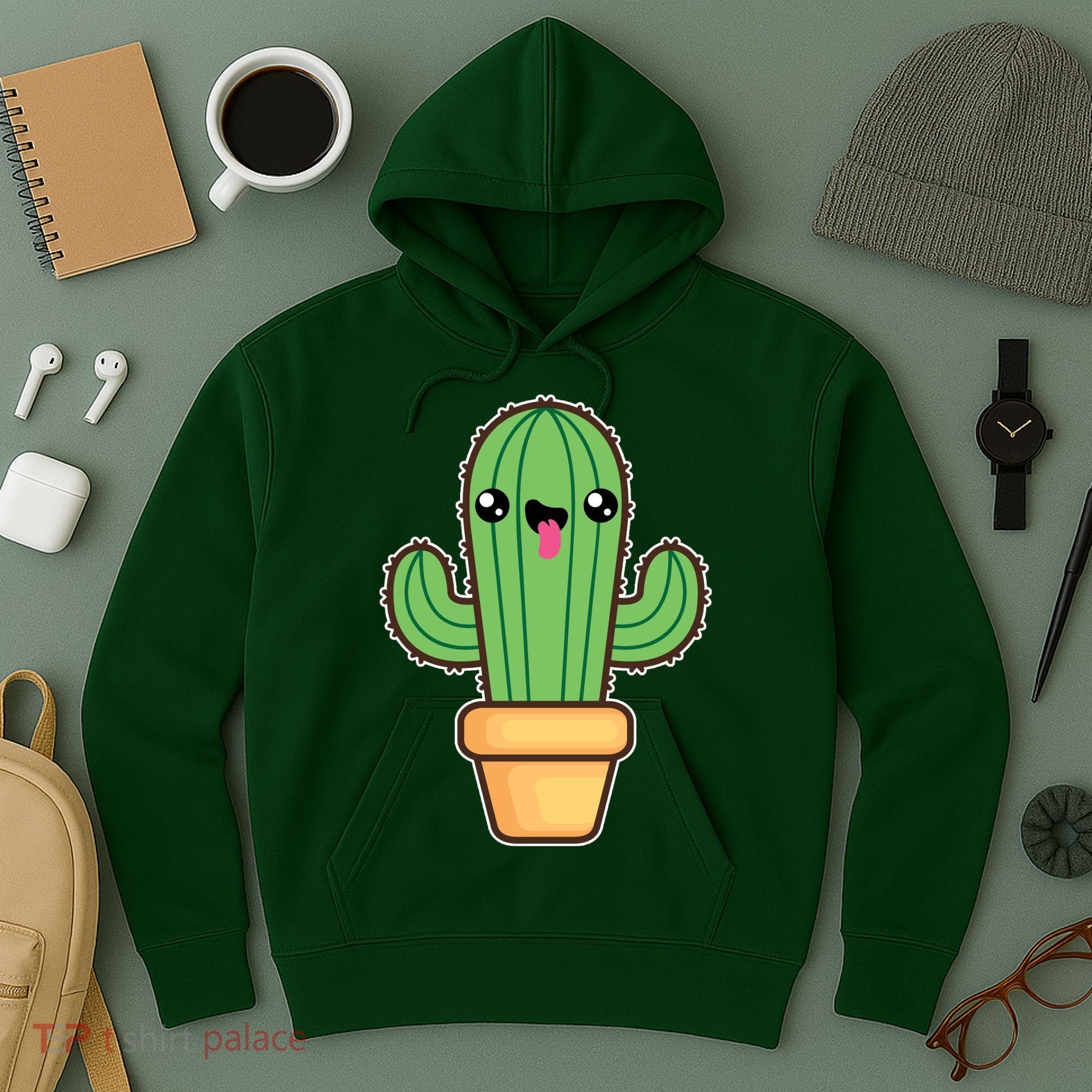 Happy Cactus Hoodie