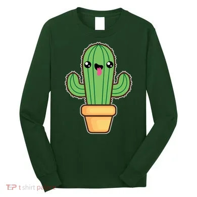 Happy Cactus Long Sleeve Shirt
