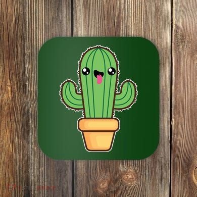 Happy Cactus Coaster
